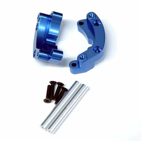 GRIZZLY FITNESS Aluminum Rear Wheelie Bar Mount for Traxxas Drag, Blue BE2988267